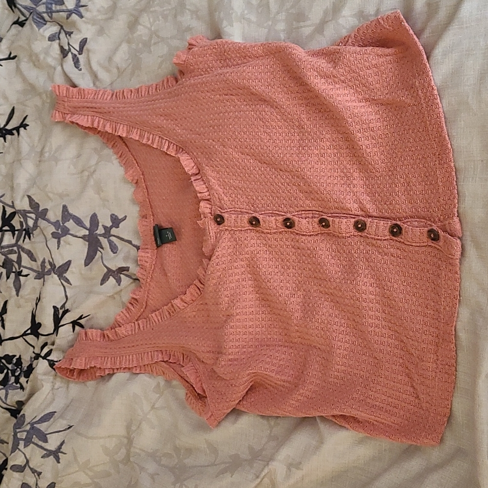 Wild Fable button up crop top